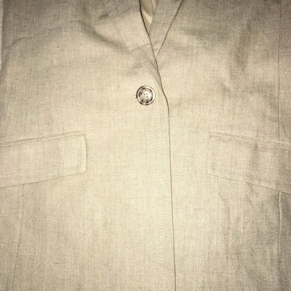 BNWT Michael Kors XXS Large Linen Dressy Vest - Picture 5 of 8